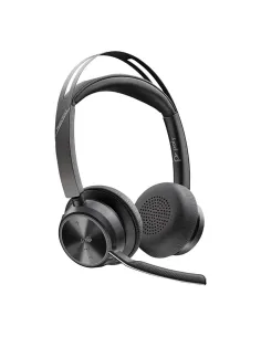 Auriculares poly voyager focus 2 inalambrico negro