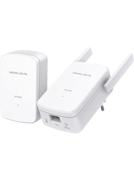 Kit de repetidores wifi mercusys mp510 kit av1000 gigabit -  300mbps -  pack 2 unidades