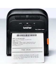 Impresora de etiquetas y tickets portatil brother rj3035b 16mb flash ram -  32mb ram -  micro usb 2.0 -  bluetooth