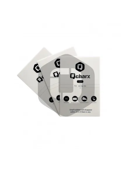 Laminas de proteccion frontales qcharx hidrogel hd qx1 25 unidades