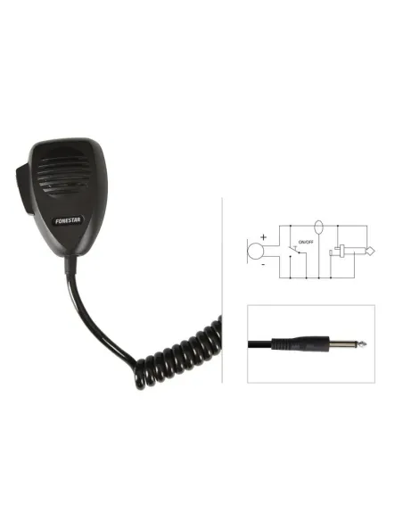 Microfono dinamico fonestar mcd - 364 de comunicaciones
