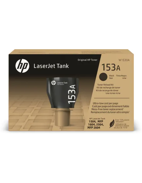 Kit hp recarga toner 153a laserjet tank negro