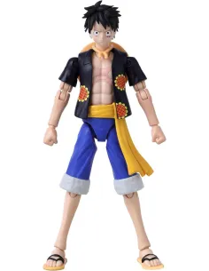 Figura bandai one piece anime heroes monkey d. luffy new version