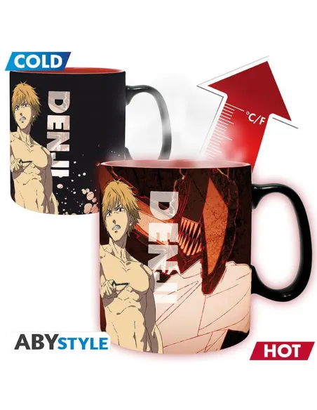 Taza termica abystyle chainsaw man denki y aki 460ml Taza termica abystyle chainsaw man denki y aki 460ml
