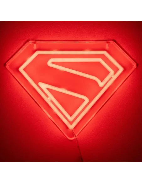Luz de neón led para montaje en pared paladone superman Luz de neón led para montaje en pared paladone superman