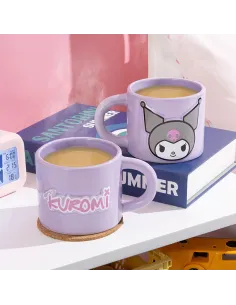 Taza con relieve paladone hello kitty kuromi
