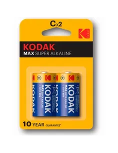 Blister pilas kodak alcalina max c lr14 1.5v -   blister 2 pilas
