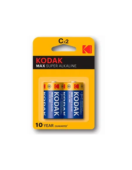 Blister pilas kodak alcalina max c lr14 1.5v -   blister 2 pilas