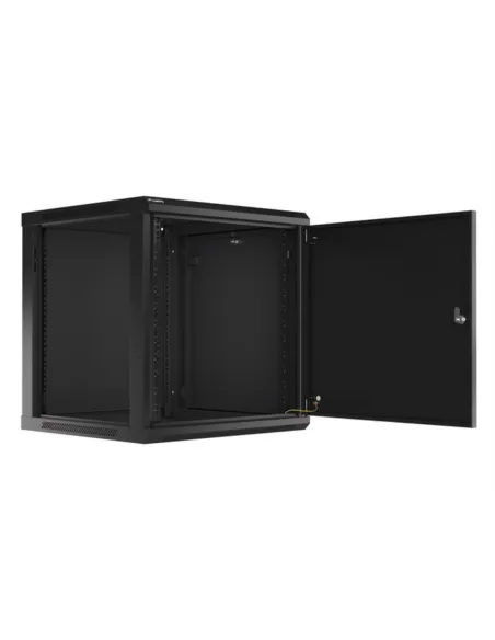 Armario lanberg mural rack 19 pulgadas 12u -  600x600 negro Armario lanberg mural rack 19 pulgadas 12u -  600x600 negro
