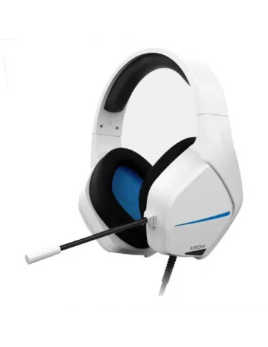 KROM AURICULARES GAMING BLANCO/AZUL