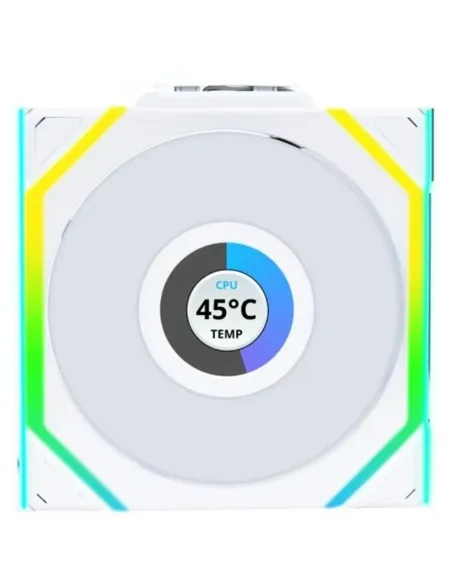 Ventilador caja lian li uni fan sl inalambrico argb 120mm blanco