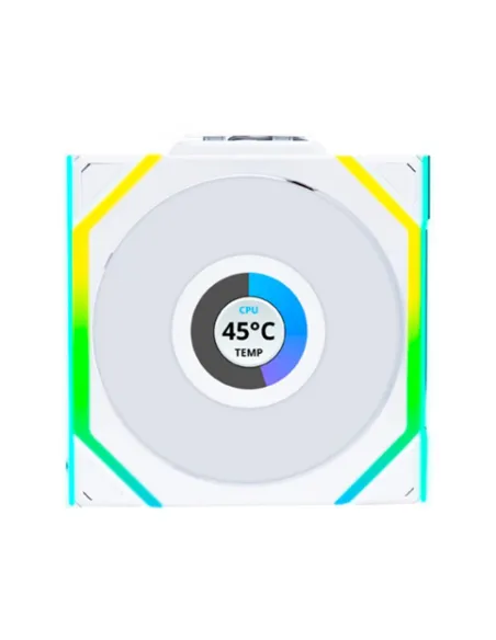Ventilador caja lian li unifan sl inalambrico rgb 120mm blanco