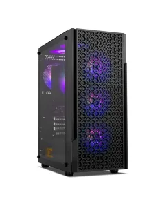 Caja ordenador gaming nox infinity beta airflow itx argb cristal templado negra