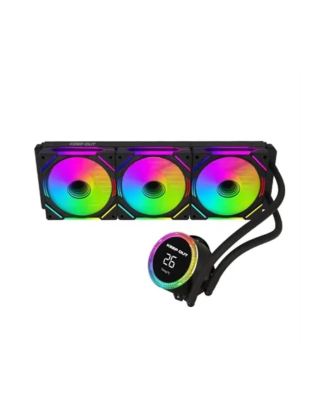Kit refrigeracion liquida cpu keep out xwc - 360 pro argb 3x 120mm negro