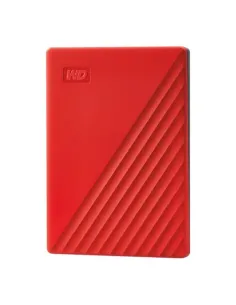 Disco duro externo hdd wd western digital 2tb my passport usb 3.2 rojo