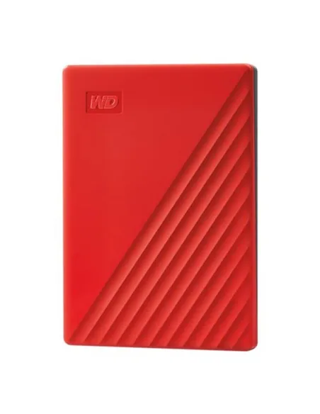 Disco duro externo hdd wd western digital 4tb my passport usb 3.2 rojo