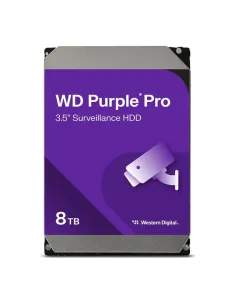 Disco duro interno hdd wd western digital purple pro wd8002purp 8tb 3.5 pulgadas sata 6gb - s 7200rpm 256mb