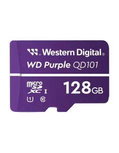Tarjeta de memoria micro sdxc wd western digital purple sc qd101 128gb uhs - i cl10