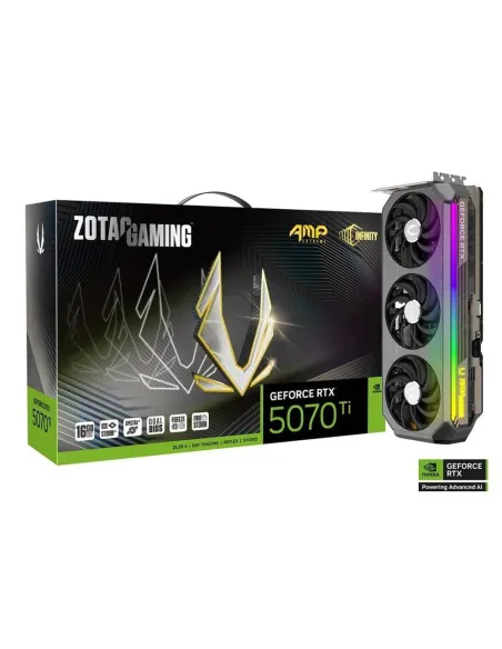 Tarjeta grafica zotac gaming 5070ti amp extreme infinity 16gb gddr7