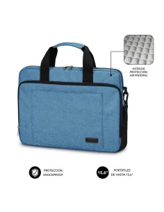 Maletin subblim air padding para portatil 15.6 pulgadas azul