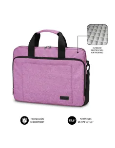 Maletin subblim air padding para portatil 15.6 pulgadas rosa