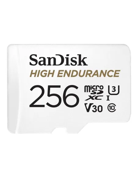 Tarjeta memoria micro secure digital sdxc sandisk high endurance - 256gb - clase 10 - sdxc