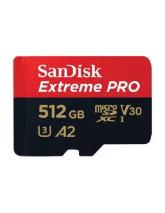 Tarjeta memoria micro secure digital 512gb sandisk extreme pro clase 10 uhs - i u3 + adaptador