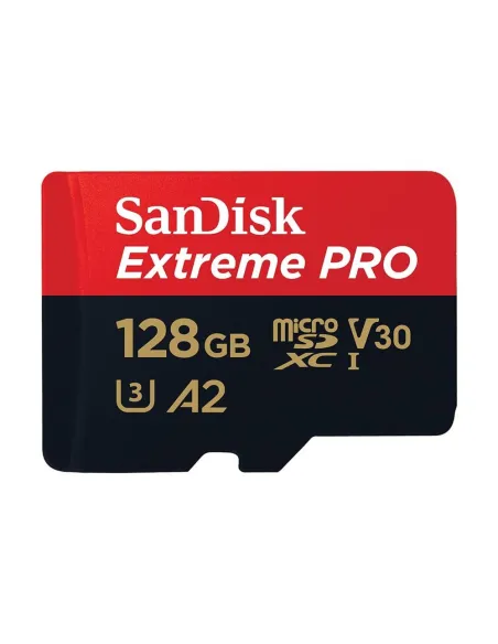 Tarjeta memoria micro secure digital 128gb sandisk extreme pro clase 10 uhs - i u3 + adaptador