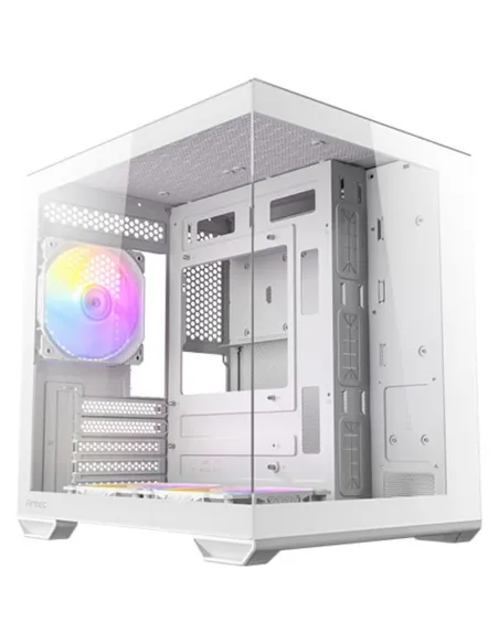 Caja ordenador gaming antec cx60m matx argb cristal templado blanco Caja ordenador gaming antec cx60m matx argb cristal templado blanco