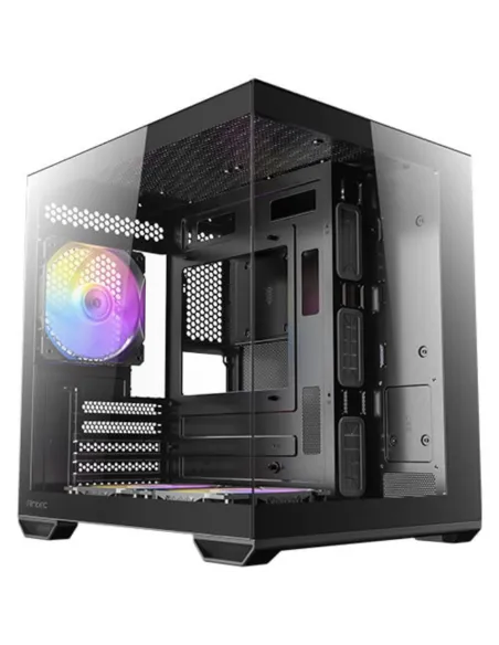 Caja ordenador gaming antec cx60m matx argb cristal templado negro