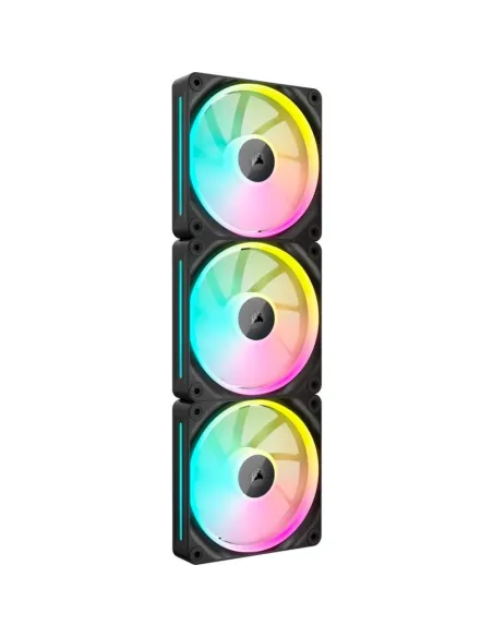 Ventilador caja corsair lx120 icue link rgb 3x 120mm negro