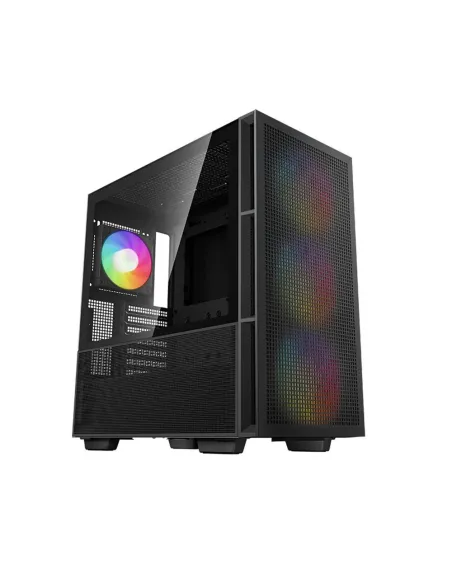 Caja ordenador gaming deepcool ch560 atx argb cristal templado negra