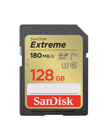 Tarjeta memoria secure digital sdxc 128gb sandisk extreme clase 10 uhs - i u3