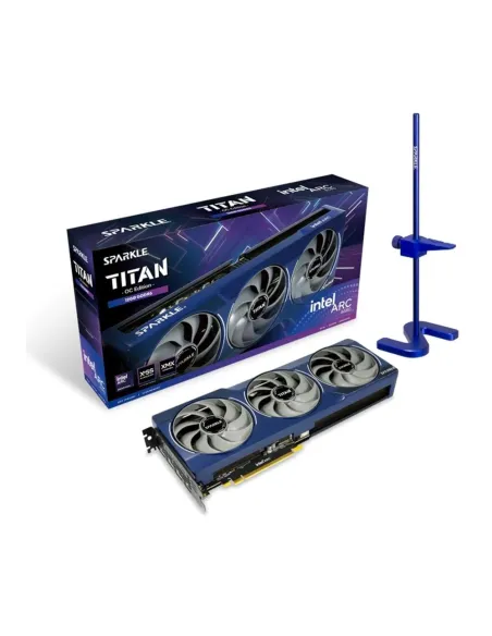 Tarjeta grafica sparkle arc b580 titan oc 12gb gddr6