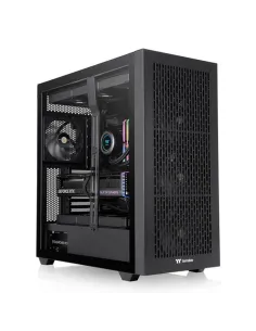 Caja ordenador gaming thermaltake ax500 atx cristal templado negra