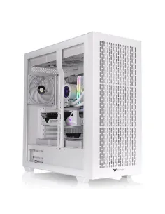 Caja ordenador gaming thermaltake ax500 atx cristal templado blanco