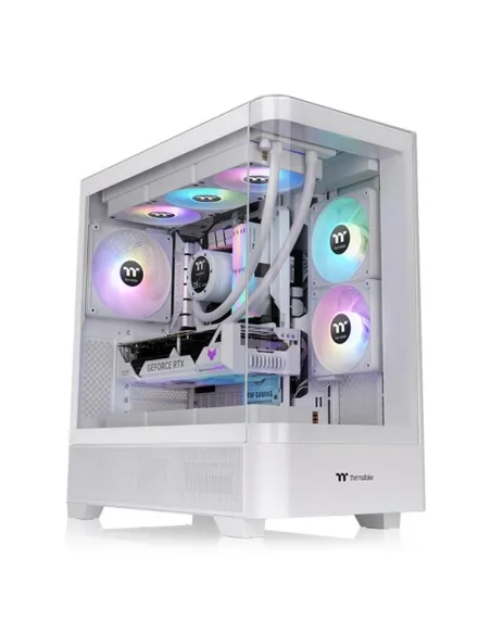 Caja ordenador gaming thermaltake view 290 atx argb cristal templado blanca Caja ordenador gaming thermaltake view 290 atx argb cristal templado blanca