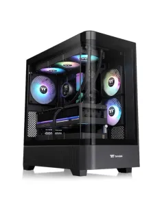Caja ordenador gaming thermaltake view 290 atx argb cristal templado negro