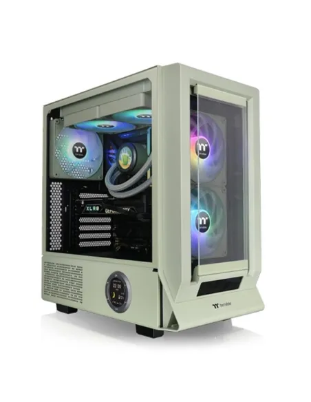 Caja ordenador gaming thermaltake ceres 350 mx atx argb cristal templado verde Caja ordenador gaming thermaltake ceres 350 mx atx argb cristal templado verde