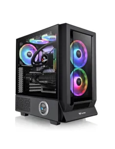 Caja ordenador gaming thermaltake ceres 350 mx atx argb cristal templado negra