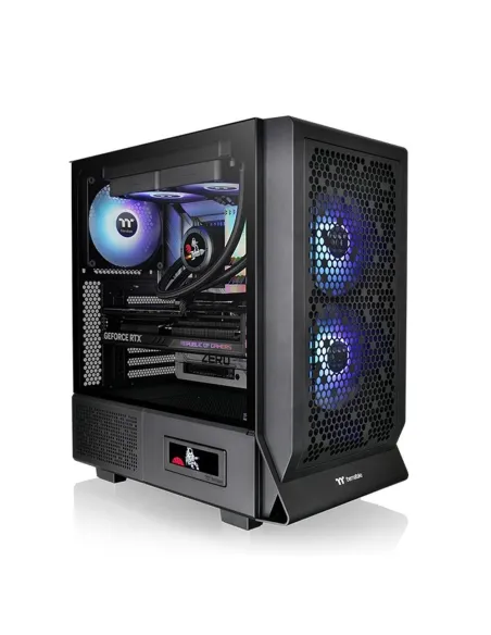 Caja ordenador gaming thermaltake ceres 330 tg atx argb cristal templado negra Caja ordenador gaming thermaltake ceres 330 tg atx argb cristal templado negra