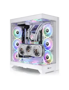 Caja ordenador gaming thermaltake cte e600 mx atx cristal templado blanca