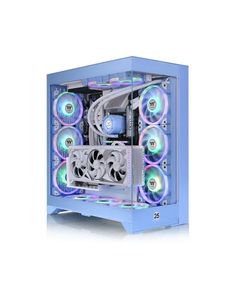 Caja ordenador gaming thermaltake cte e660 mx atx cristal templado azul