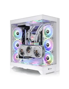 Caja ordenador gaming thermaltake cte e660 mx atx cristal templado blanca