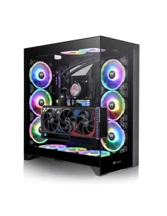 Caja ordenador gaming thermaltake cte e660 mx atx cristal templado negra