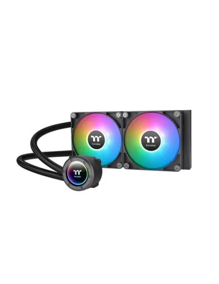 Kit refrigeracion liquida cpu thermaltake th240 v2 argb 2x 120mm negro Kit refrigeracion liquida cpu thermaltake th240 v2 argb 2x 120mm negro