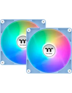 Ventilador caja thermaltake ct120 argb 2x 120mm azul