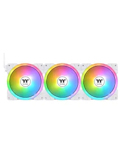 Ventilador caja thermaltake swafan ex14 argb 3x 140mm blanco
