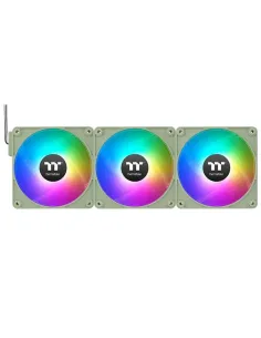Ventilador caja inv magnetico thermaltake ct120 ex argb 3x 120mm verde matcha