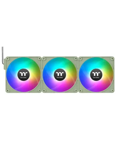 Ventilador caja inv magnetico thermaltake ct120 ex argb 3x 120mm verde matcha Ventilador caja inv magnetico thermaltake ct120 ex argb 3x 120mm verde matcha